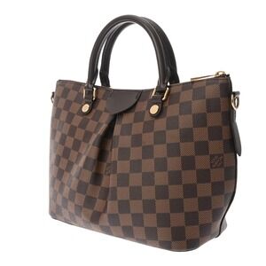 Louis Vuitton Brown Shoulder Bag Damier Ebene Sienna